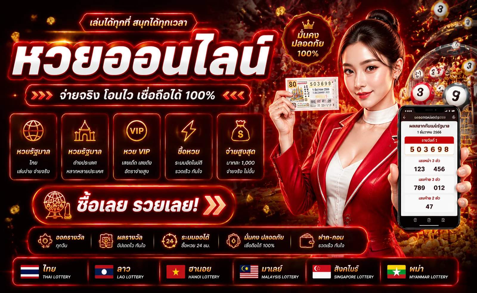 แทงหวยออนไลน์ TKBNEKO ครบทุกสำนัก หวยไทย หวยลาว หวยฮานอย